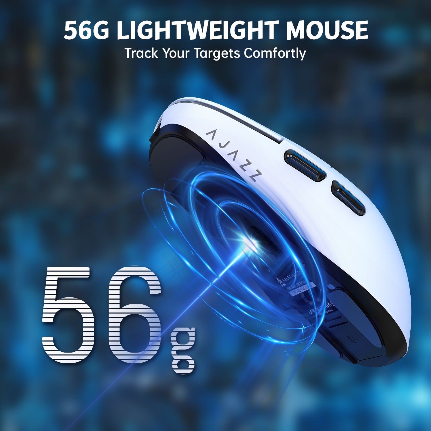 ATTACK SHARK x AJ159P Tri-mode Oyuncu Mouse Şarj Ünitesi İle