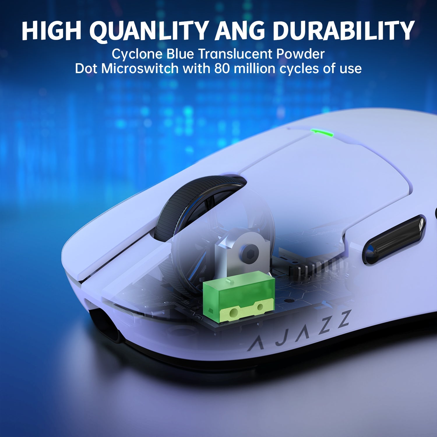 ATTACK SHARK x AJ159P Tri-mode Oyuncu Mouse Şarj Ünitesi İle