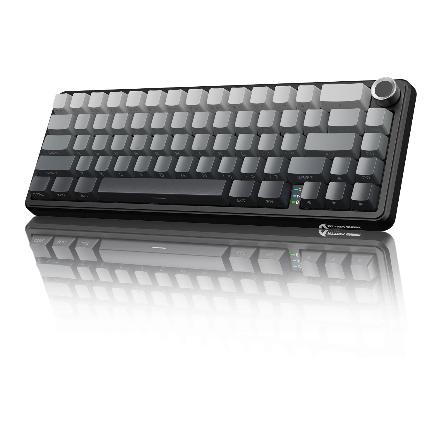 ATTACK SHARK X66 Wireless Mekanik Klavye with Side Printed PBT Tuş Takımı