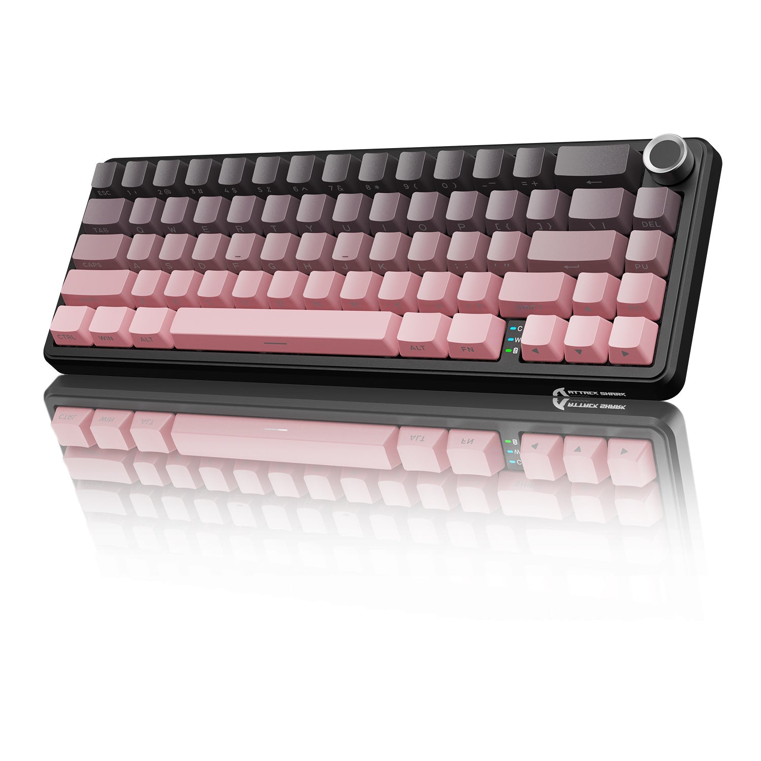 ATTACK SHARK X66 Wireless Mekanik Klavye with Side Printed PBT Tuş Takımı