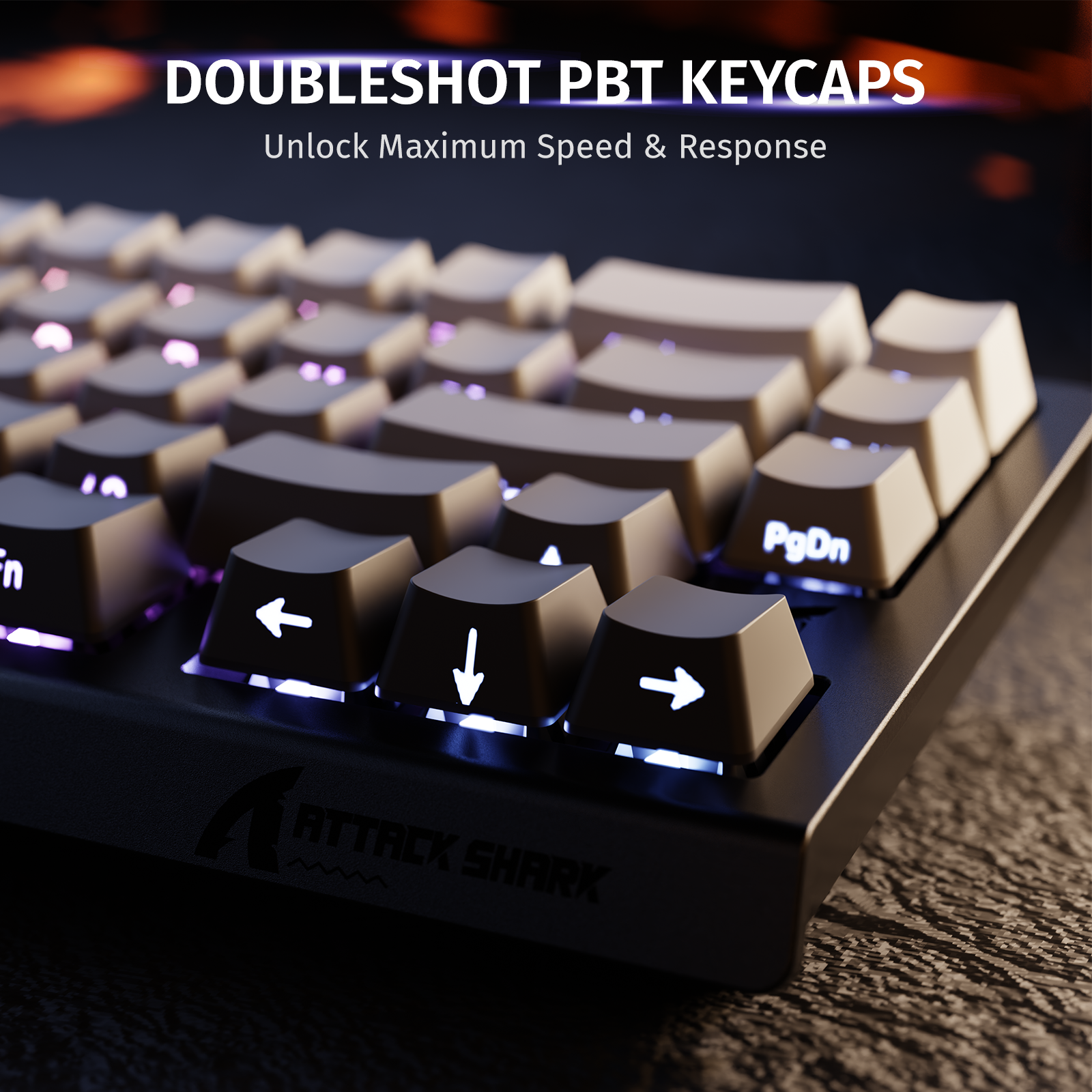 ATTACK SHARK X68 HE Rapid Trigger Klavye Manyetik Switch