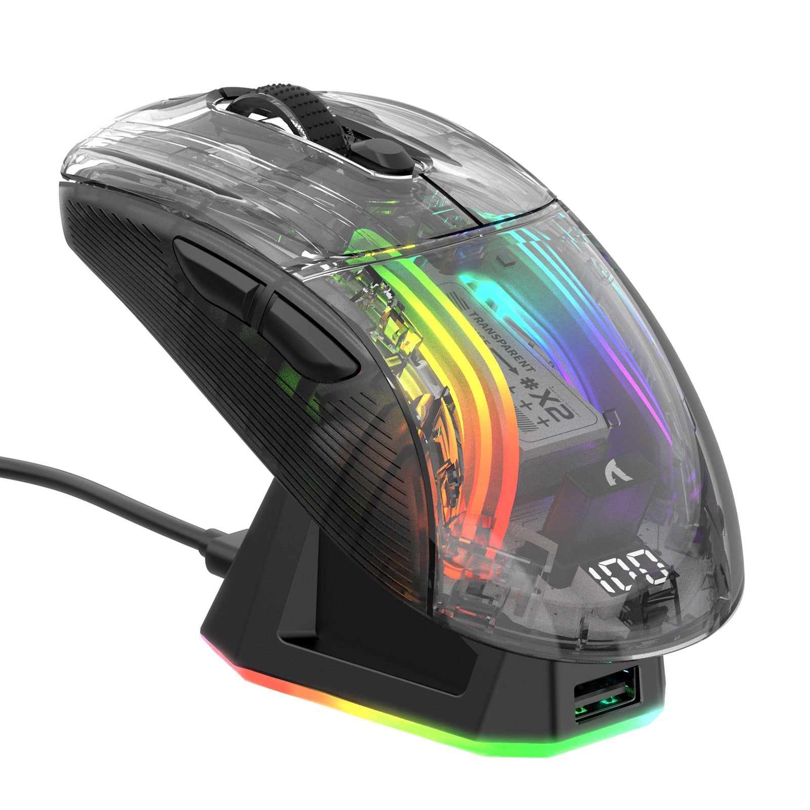 ATTACK SHARK X2PRO Wireless Oyuncu Mouse Şarj Ünitesi İle