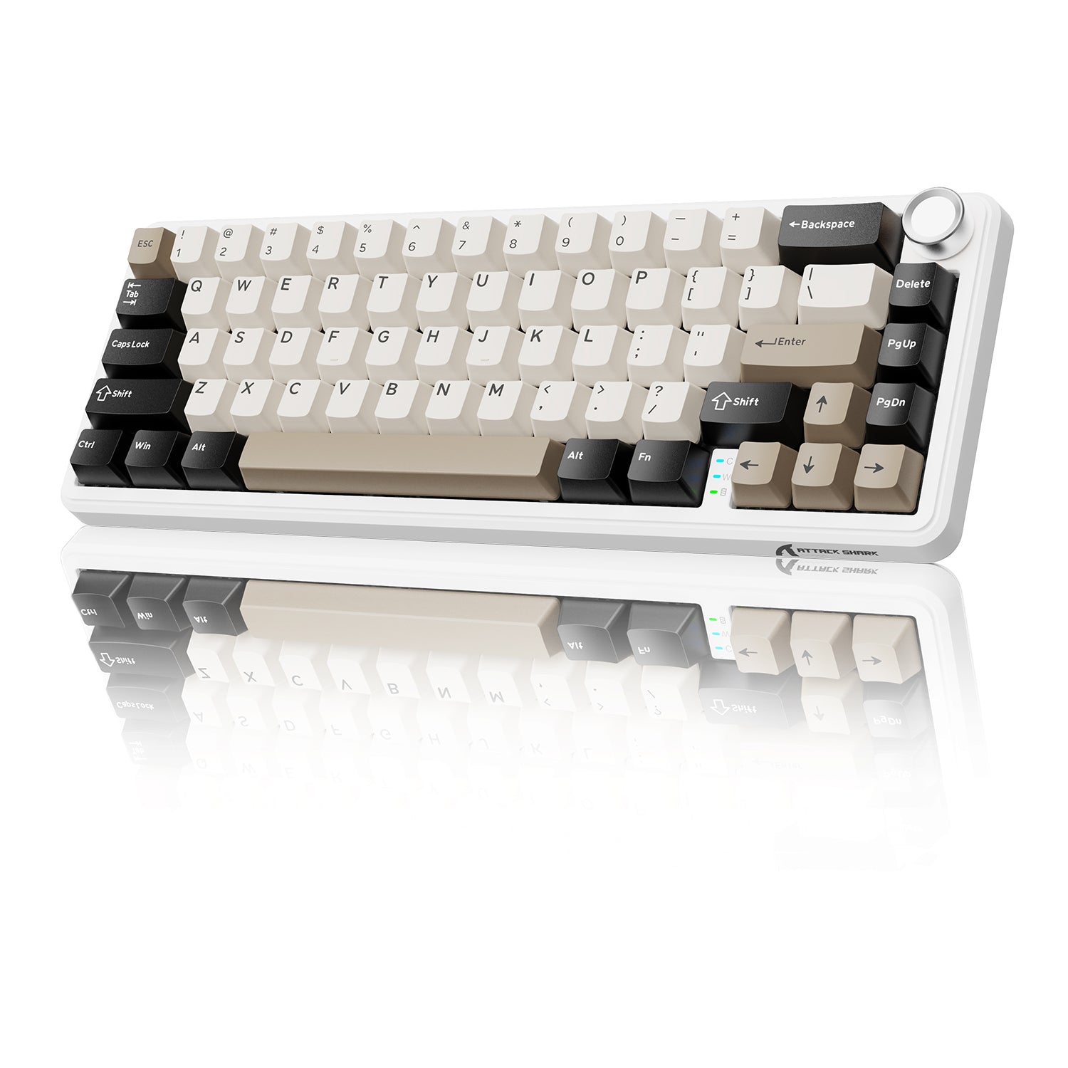 ATTACK SHARK X66 Wireless Mekanik Klavye with Side Printed PBT Tuş Takımı