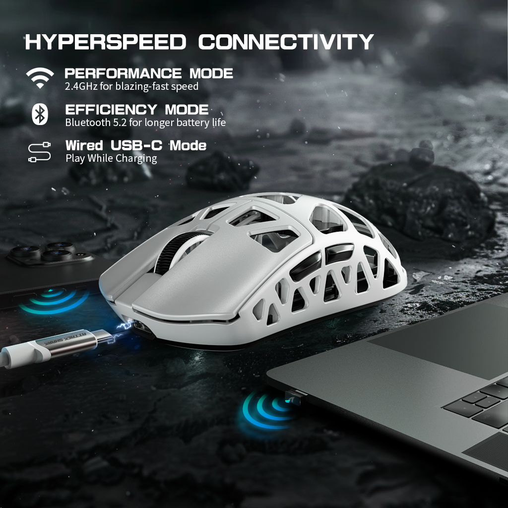 ATTACK SHARK R3 Magnesium Alloy Oyuncu Mouse 8K