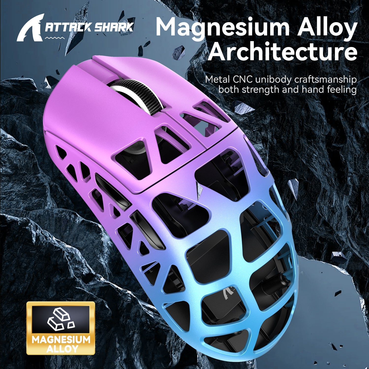 ATTACK SHARK R3 Magnesium Alloy Oyuncu Mouse 8K