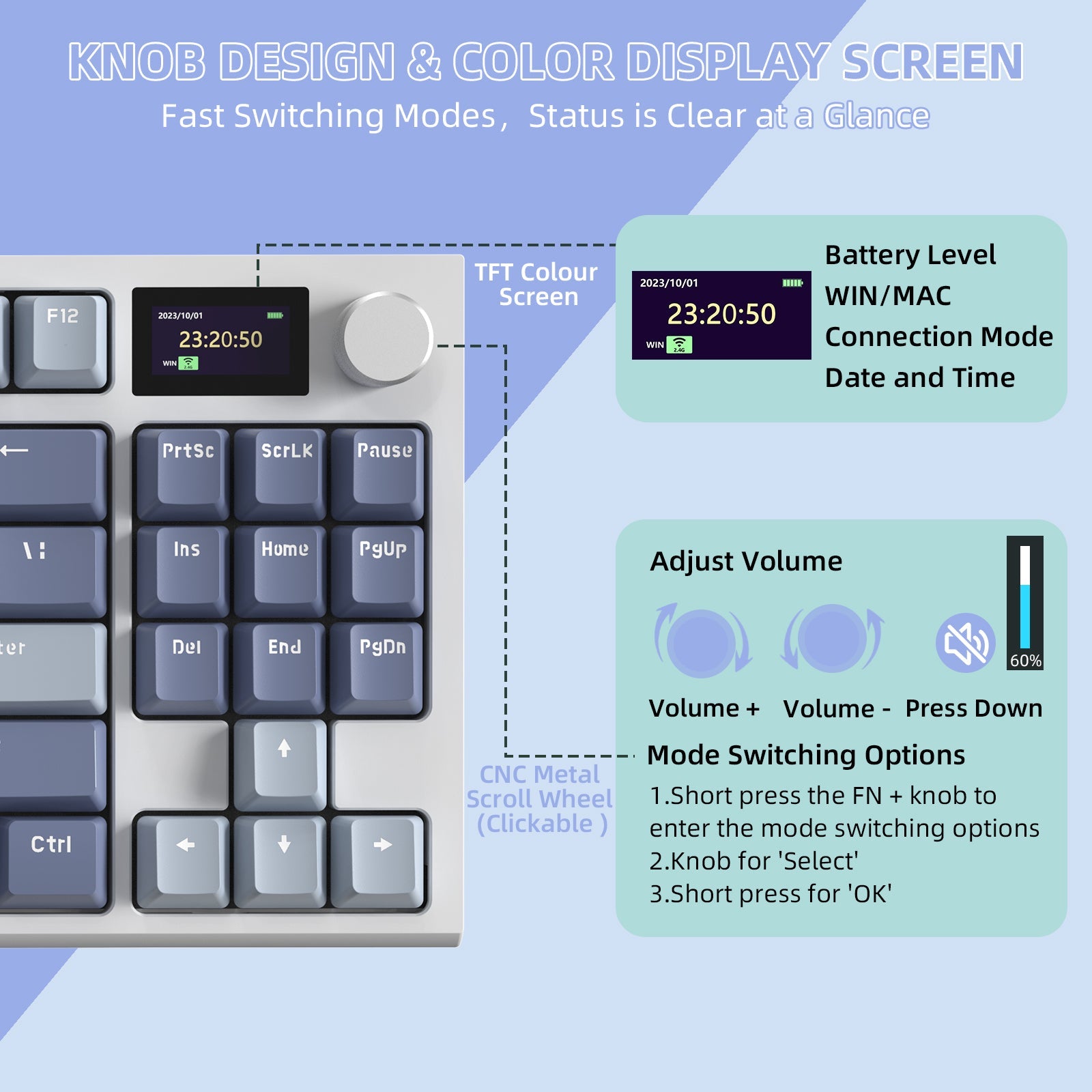 ATTACK SHARK K86 Wireless Mekanik Klavye