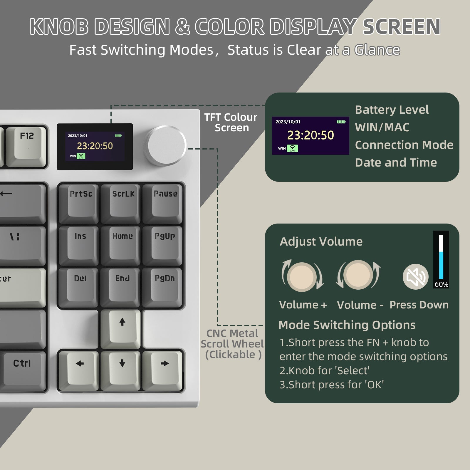 ATTACK SHARK K86 Wireless Mekanik Klavye