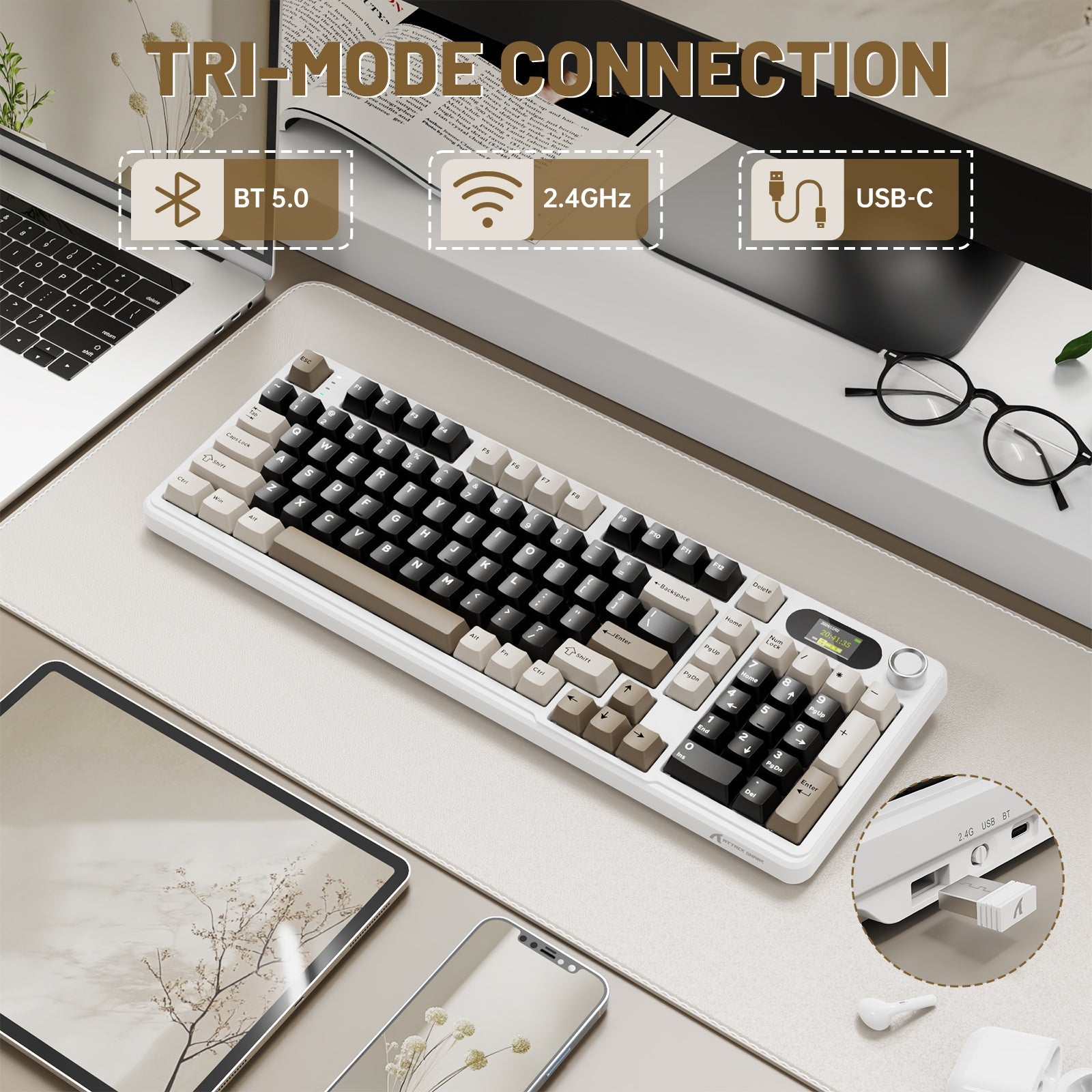 ATTACK SHARK X98PRO Wireless Oyuncu Klavye