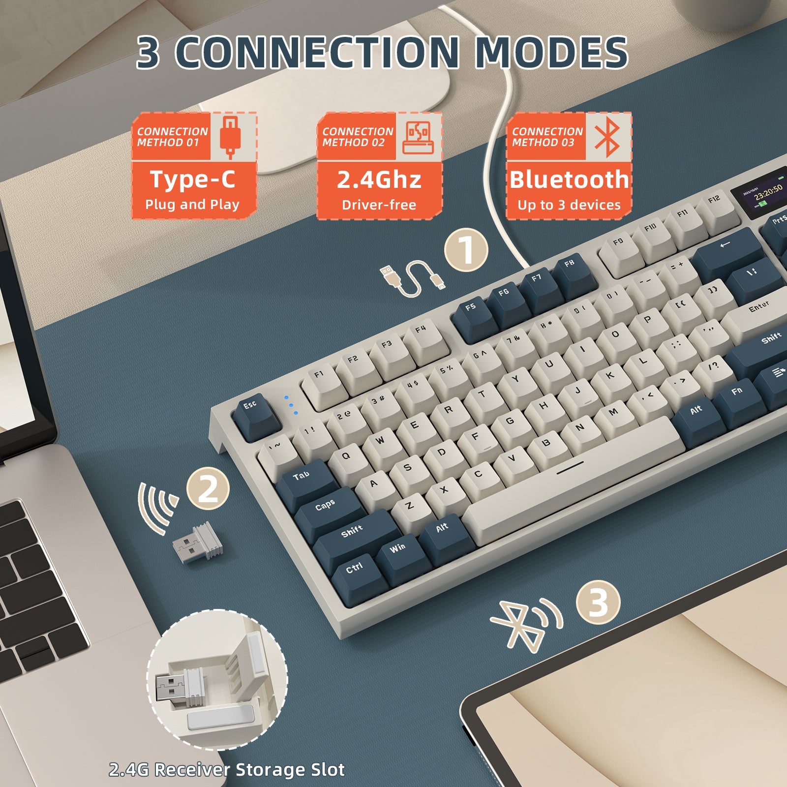 ATTACK SHARK K86 Wireless Mekanik Klavye