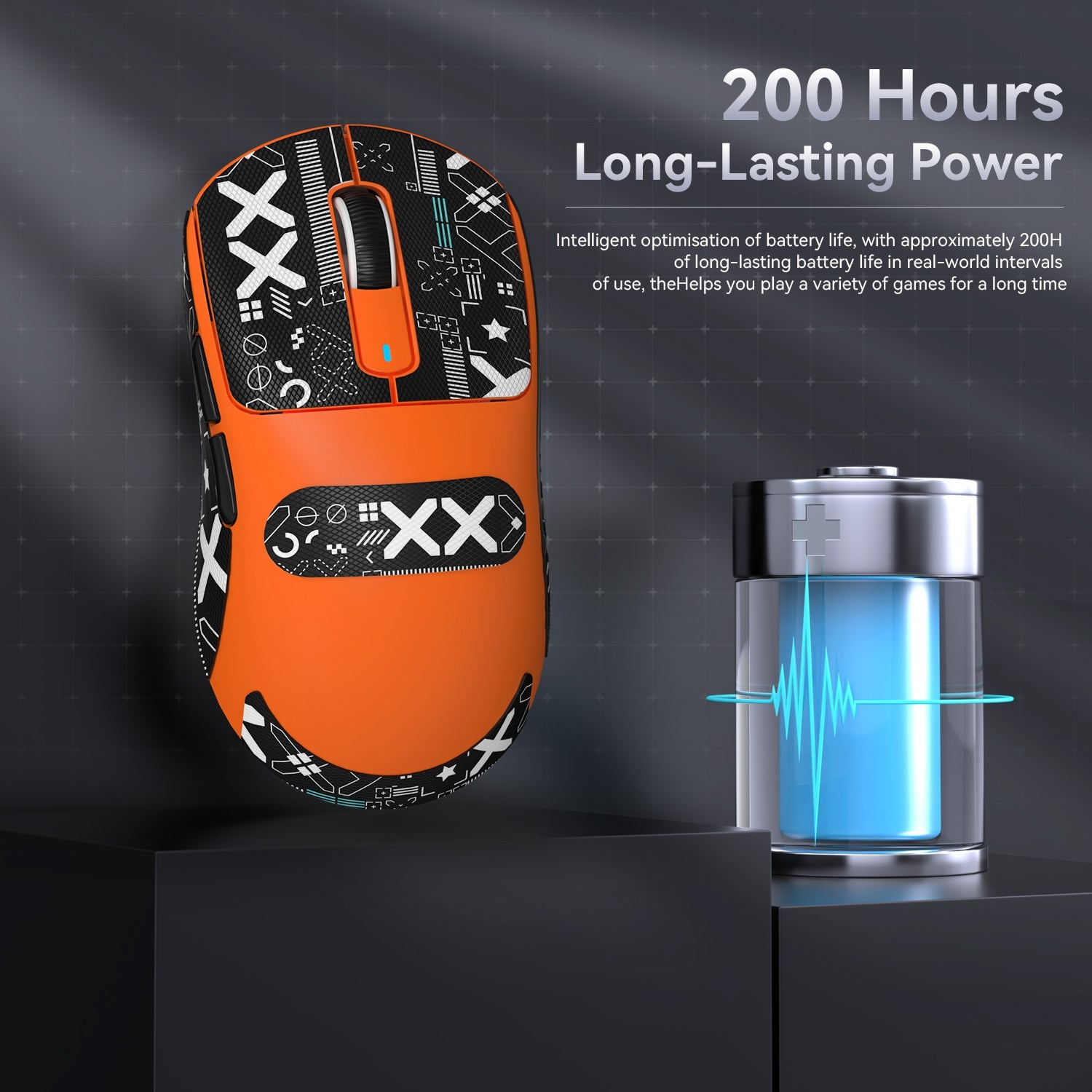 ATTACK SHARK X3 Kablosuz Oyuncu Mouse PAW3395 Superlight