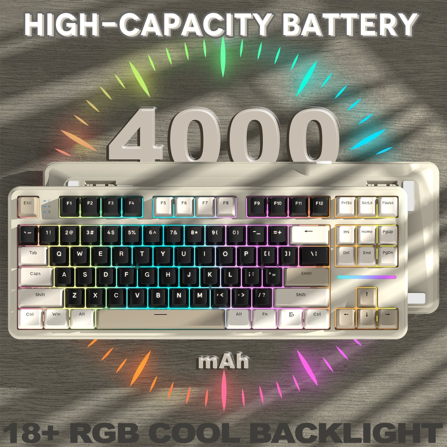 ATTACK SHARK X87 Tri-mode Gasket Mekanik Klavye