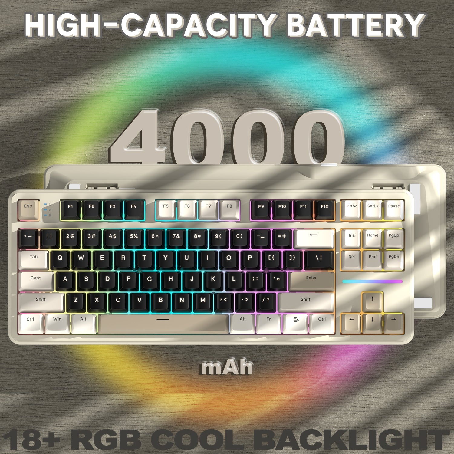 ATTACK SHARK X87 Tri-mode Gasket Mekanik Klavye