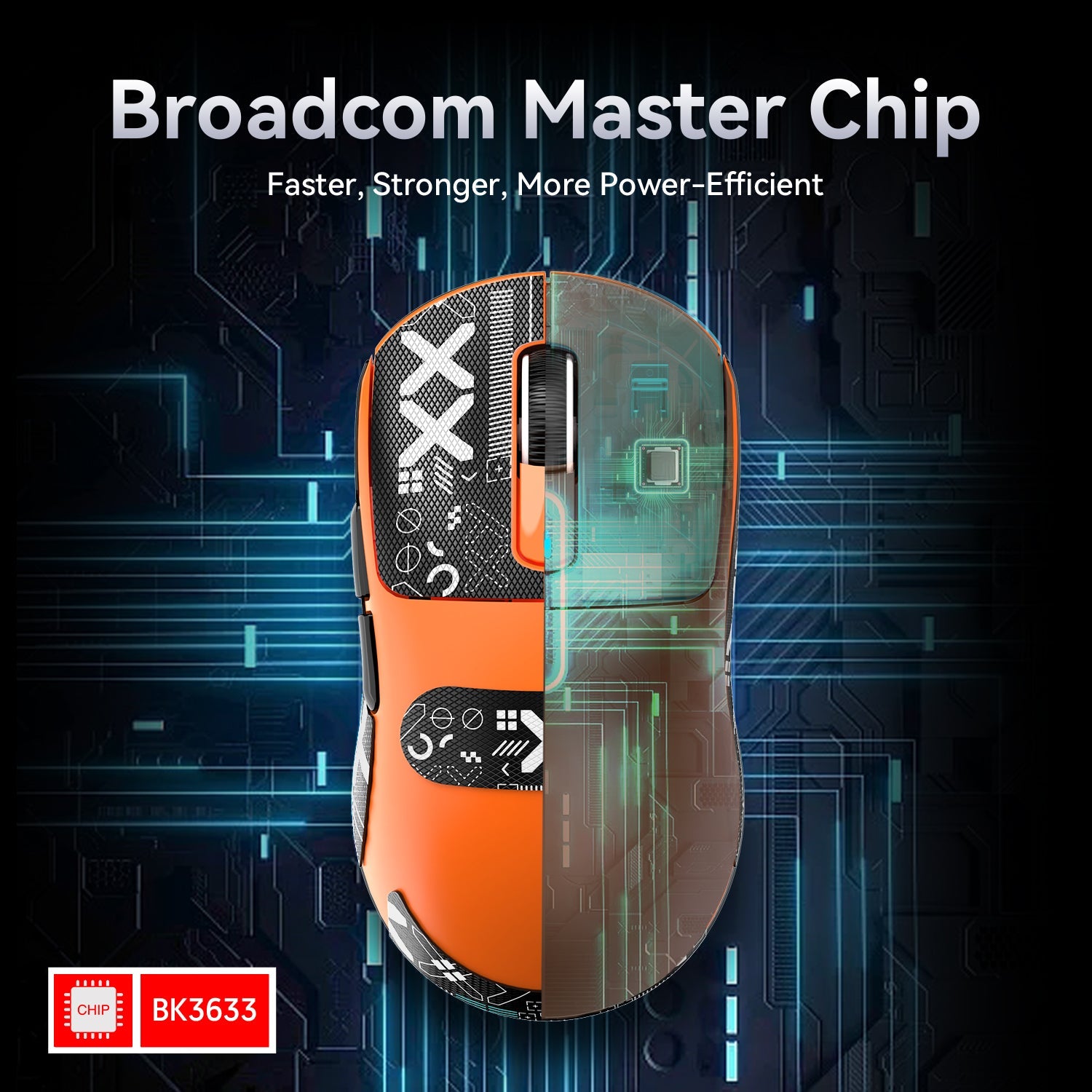ATTACK SHARK X3 Kablosuz Oyuncu Mouse PAW3395 Superlight