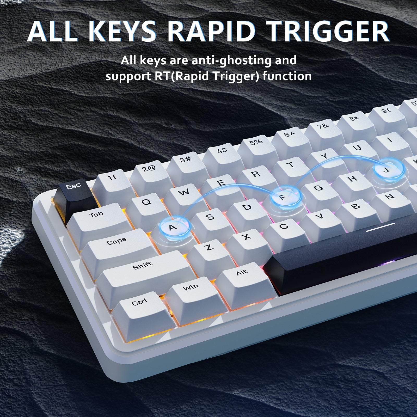 ATTACK SHARK X65 HE Manyetik Switch Rapid Trigger Klavye