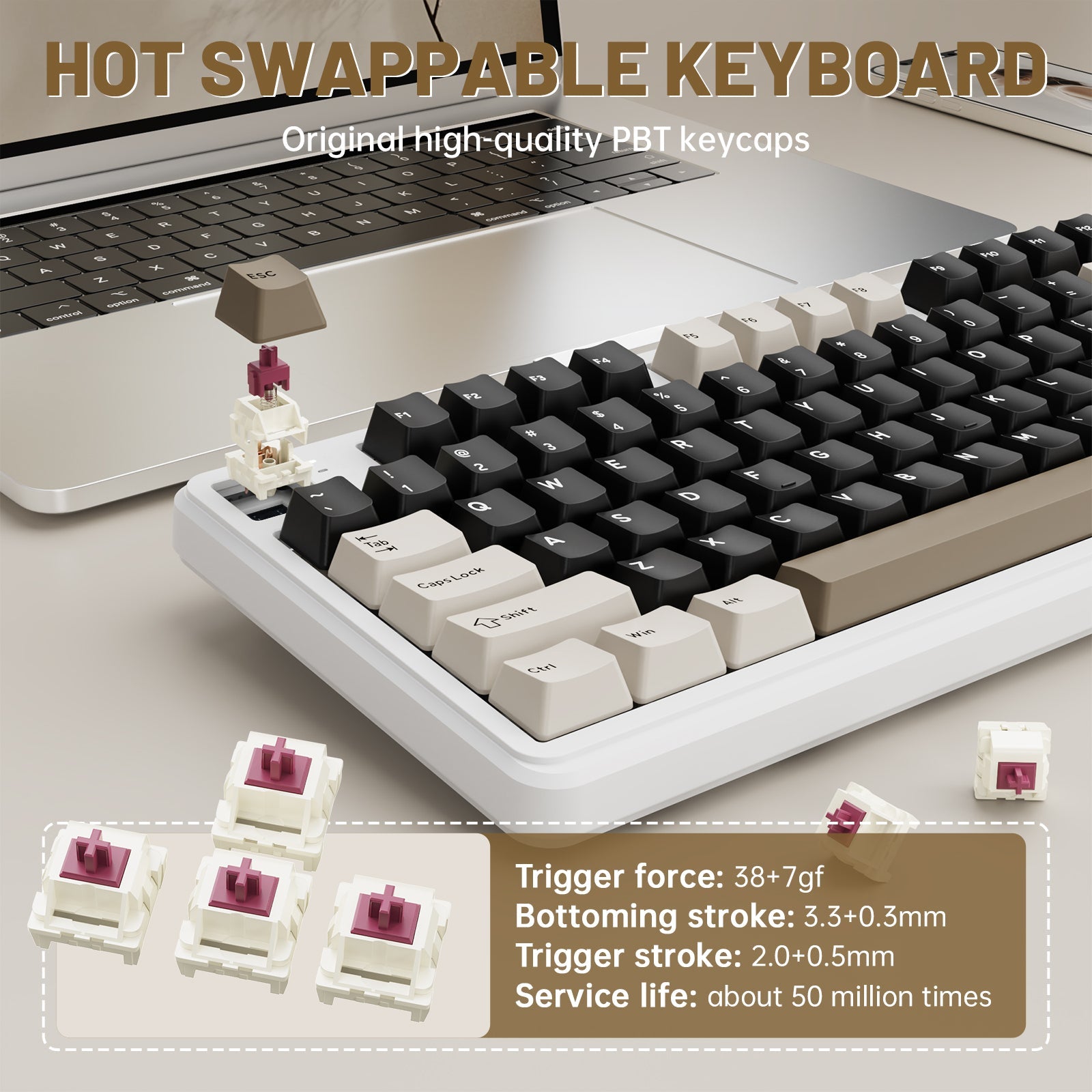 ATTACK SHARK X98PRO Wireless Oyuncu Klavye