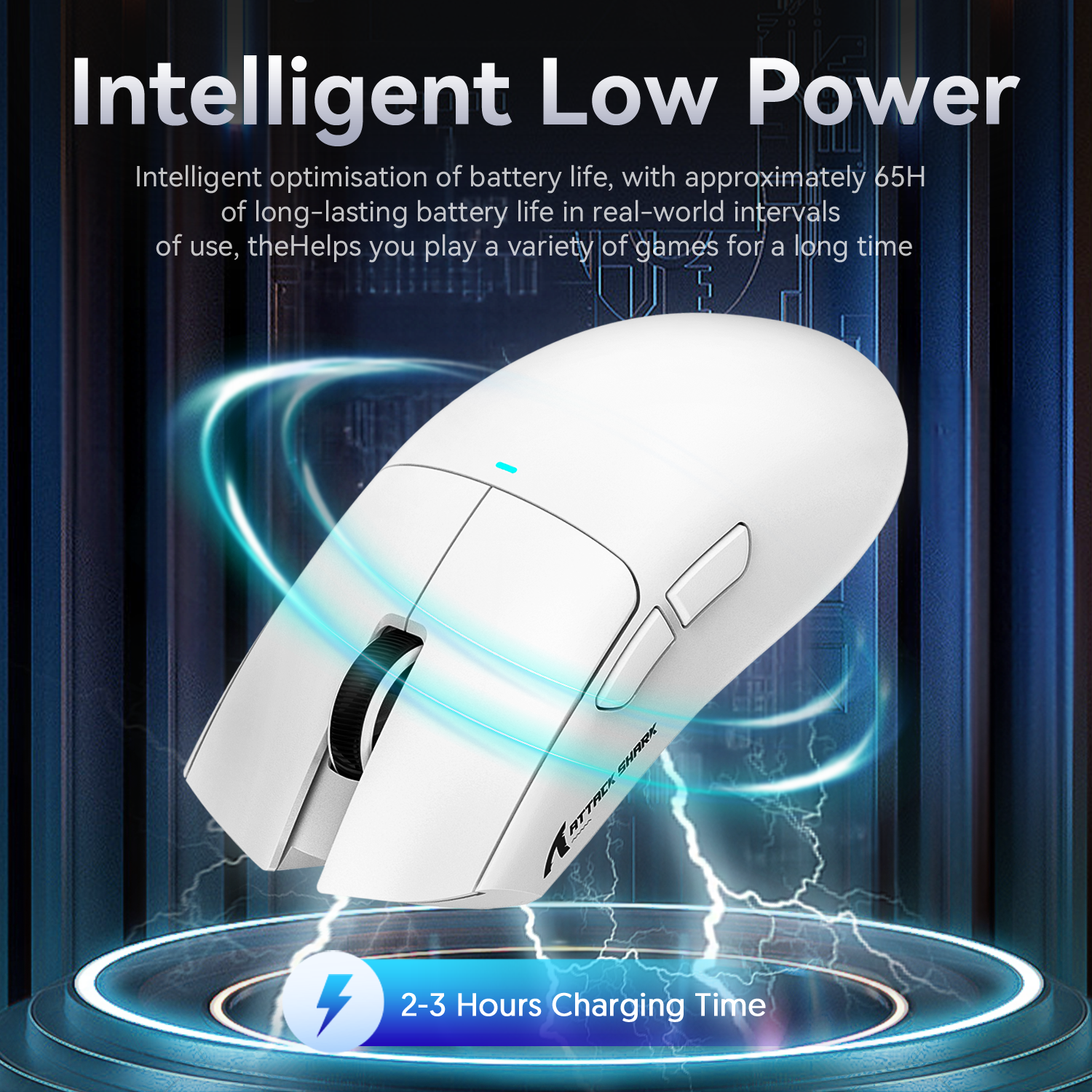 ATTACK SHARK X11 Wireless Oyuncu Mouse Şarj Ünitesi İle