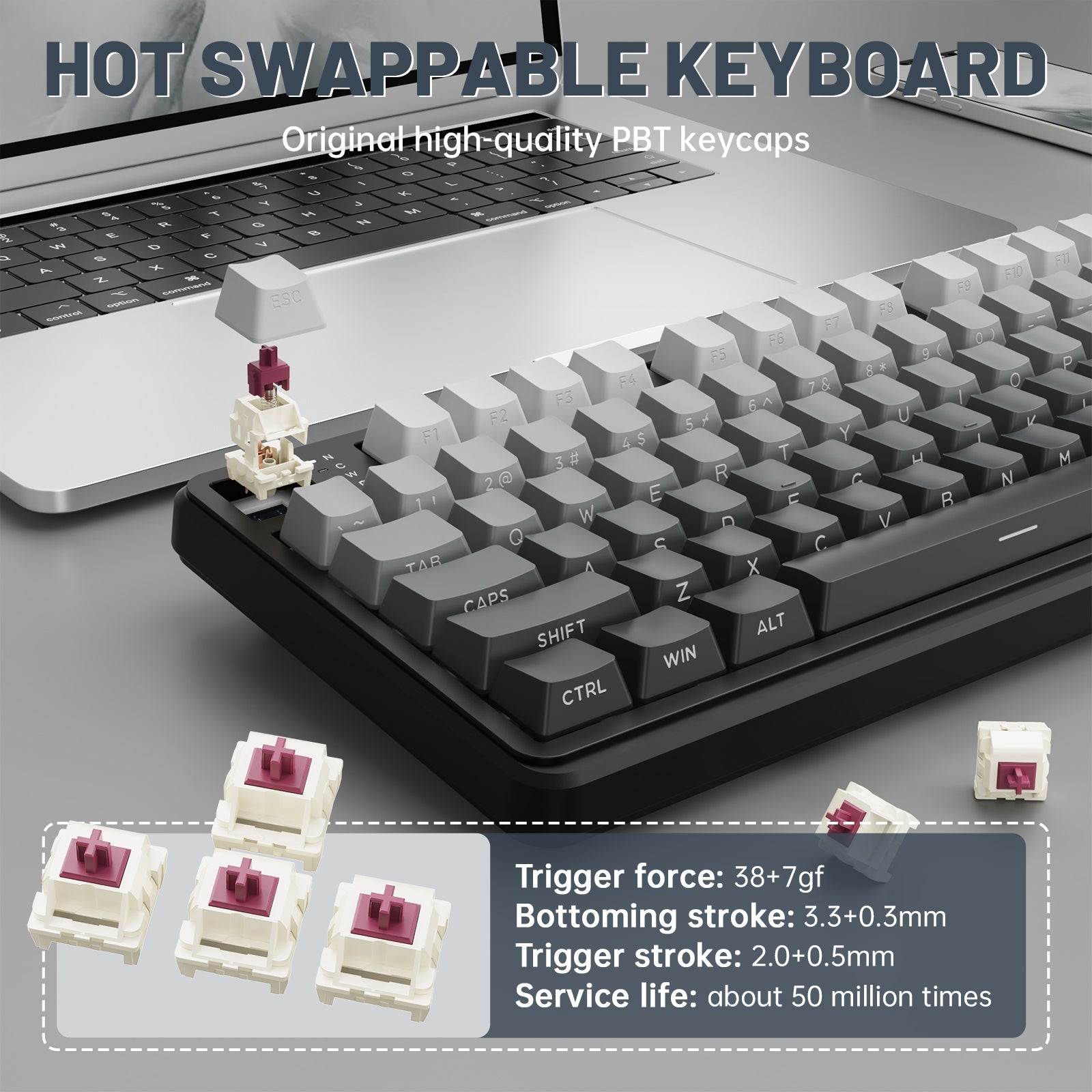 ATTACK SHARK X98PRO Wireless Oyuncu Klavye