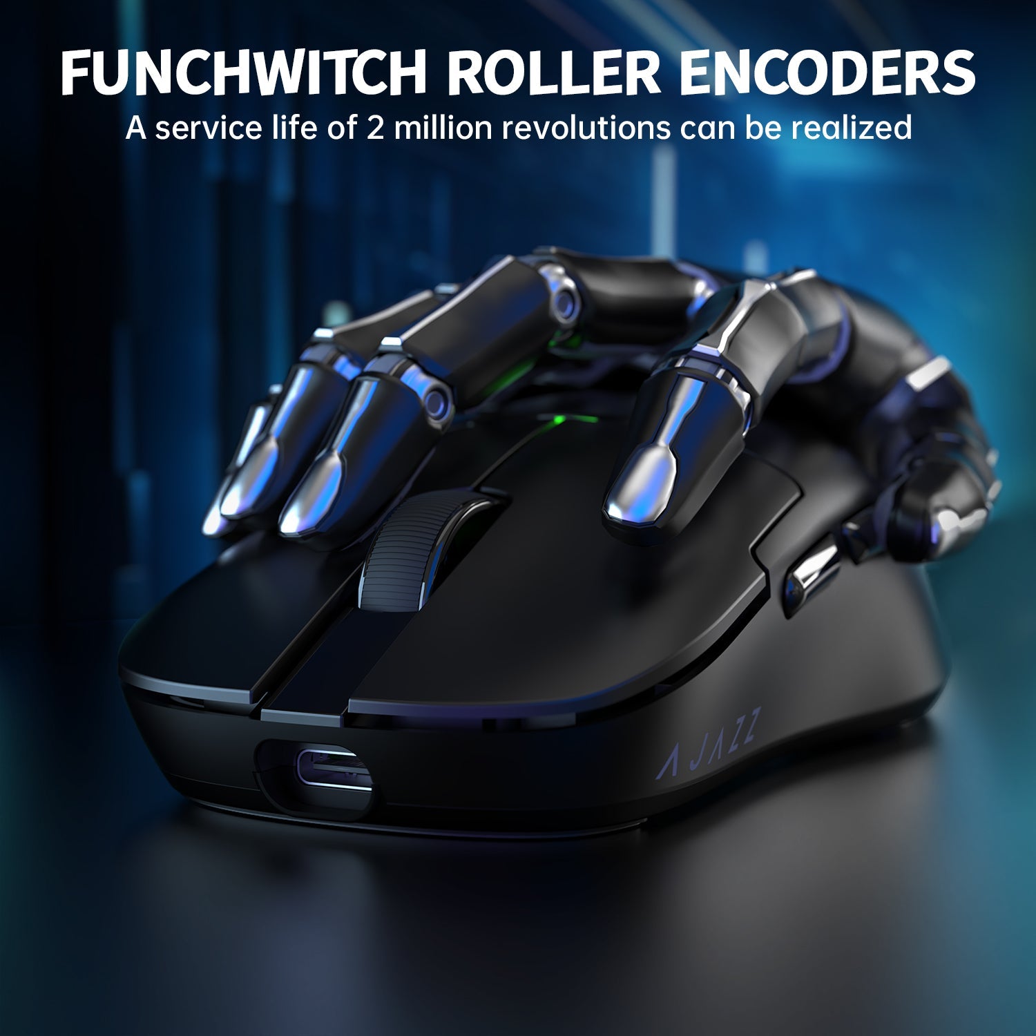 ATTACK SHARK x AJ159P Tri-mode Oyuncu Mouse Şarj Ünitesi İle