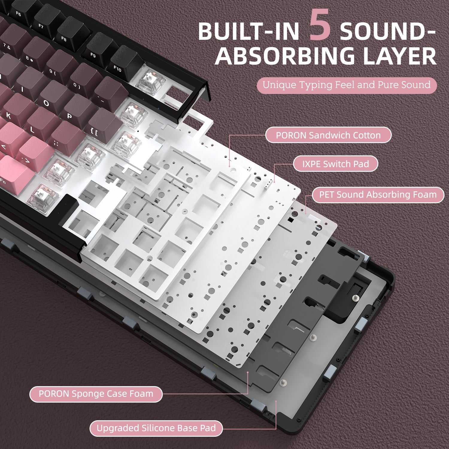 ATTACK SHARK X85 Wireless Mekanik Klavye