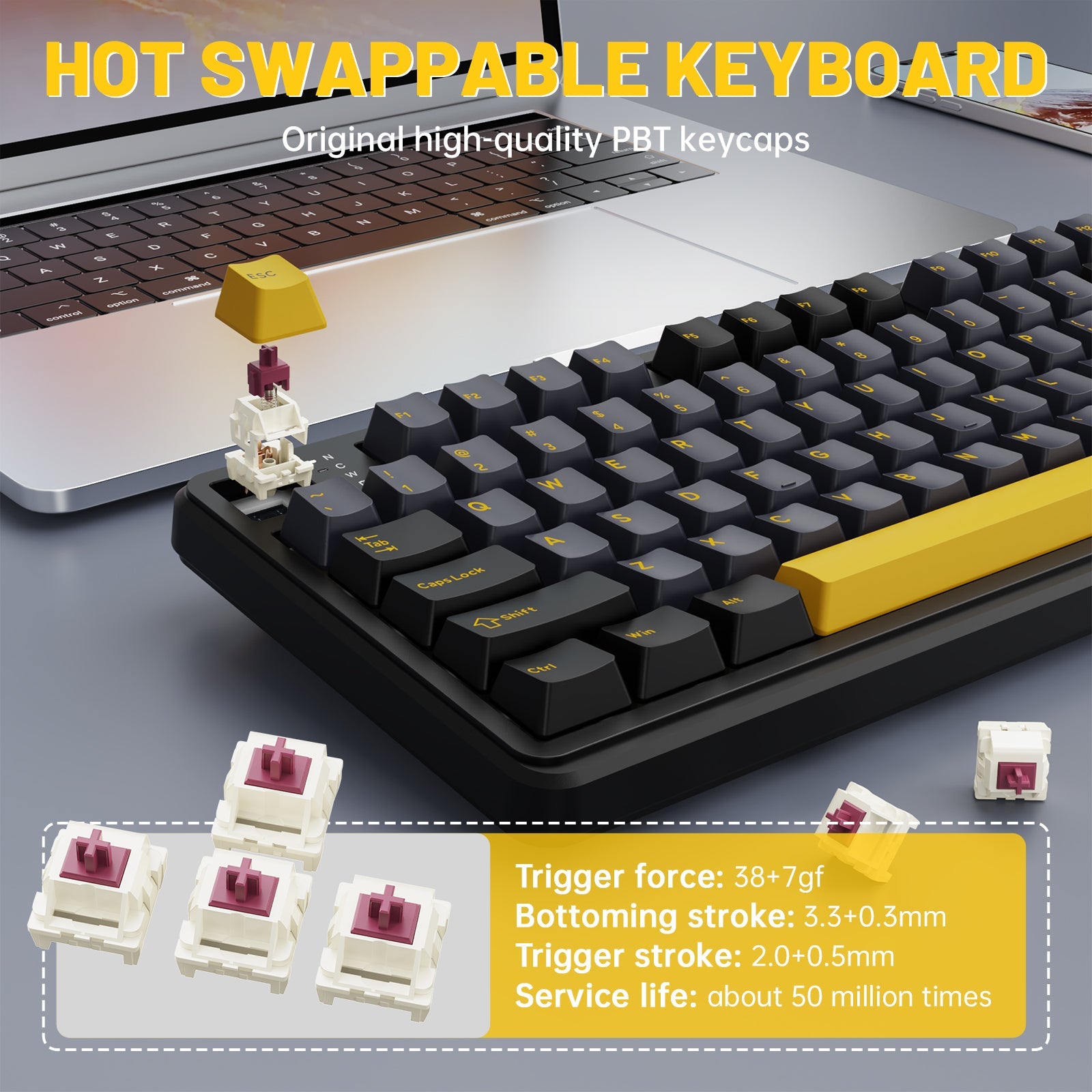 ATTACK SHARK X98PRO Wireless Oyuncu Klavye