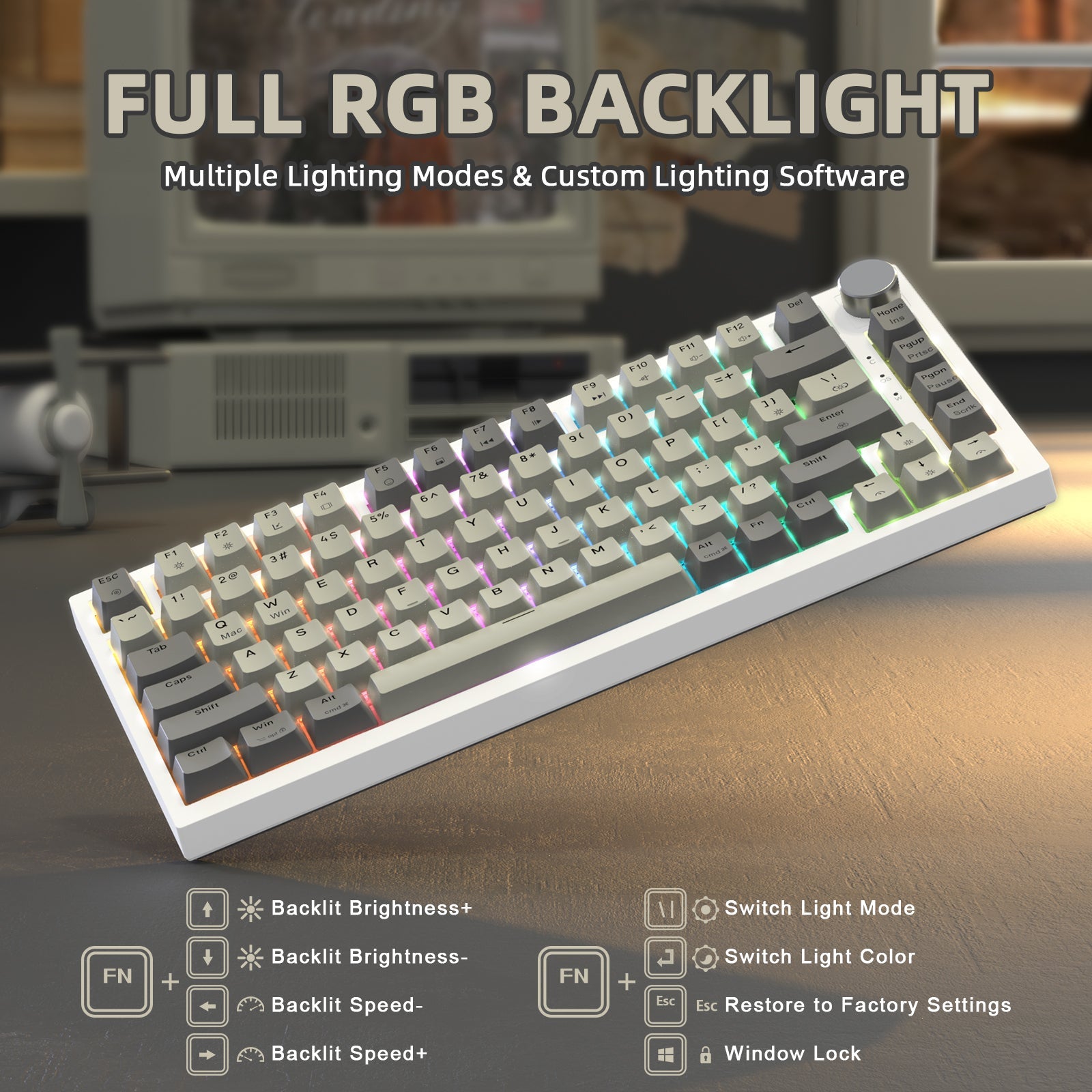 ATTACK SHARK K85 Rapid Trigger Klavye Manyetik Switch