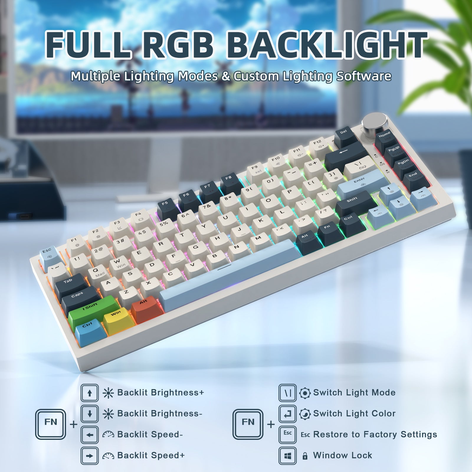 ATTACK SHARK K85 Rapid Trigger Klavye Manyetik Switch