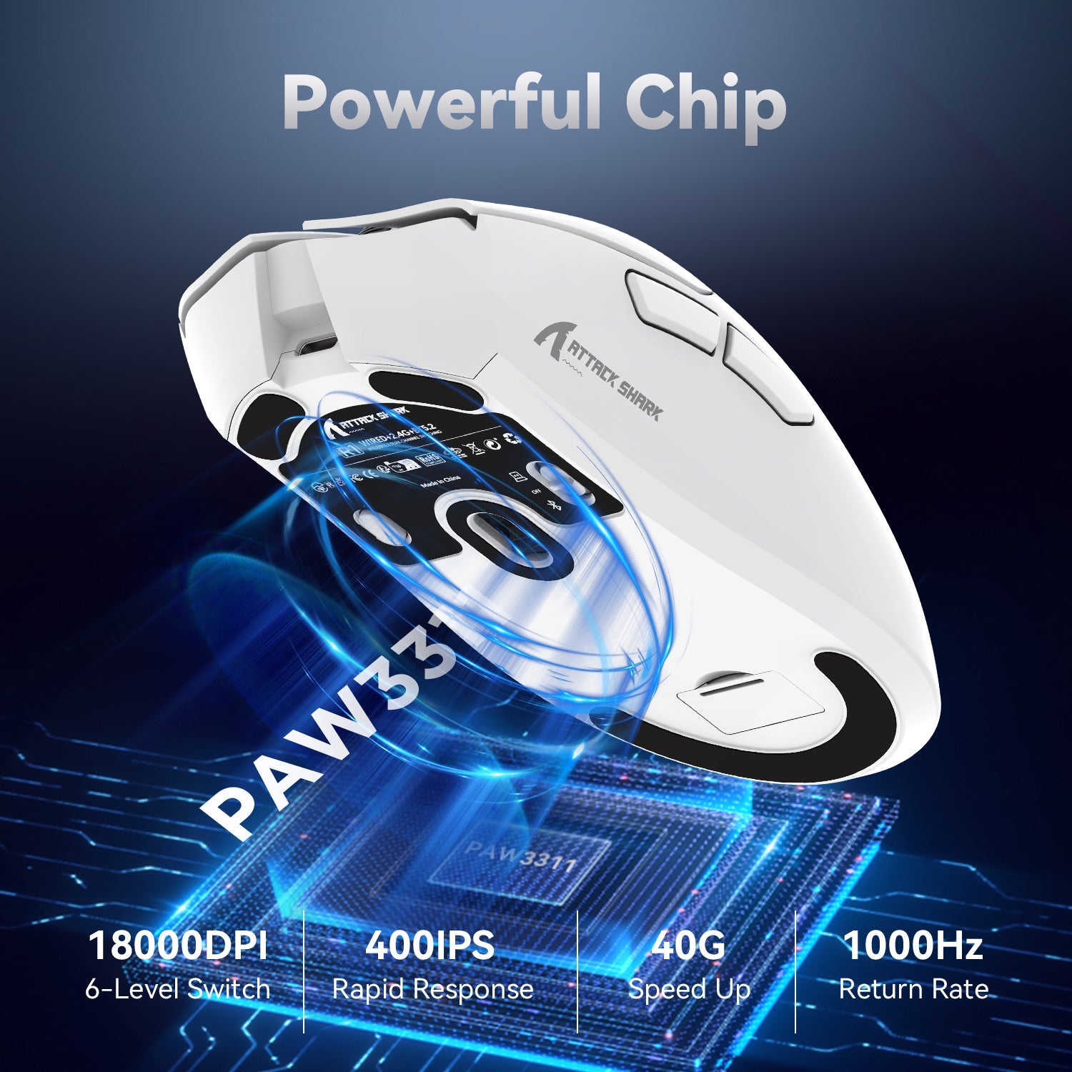 ATTACK SHARK R1 Wireless Oyuncu Mouse