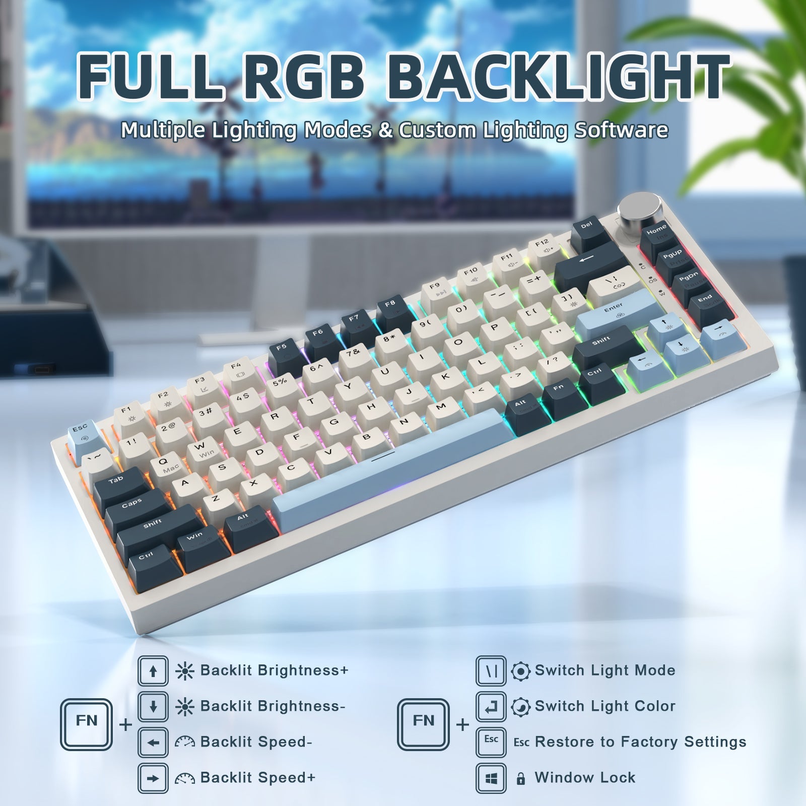 ATTACK SHARK K85 Rapid Trigger Klavye Manyetik Switch