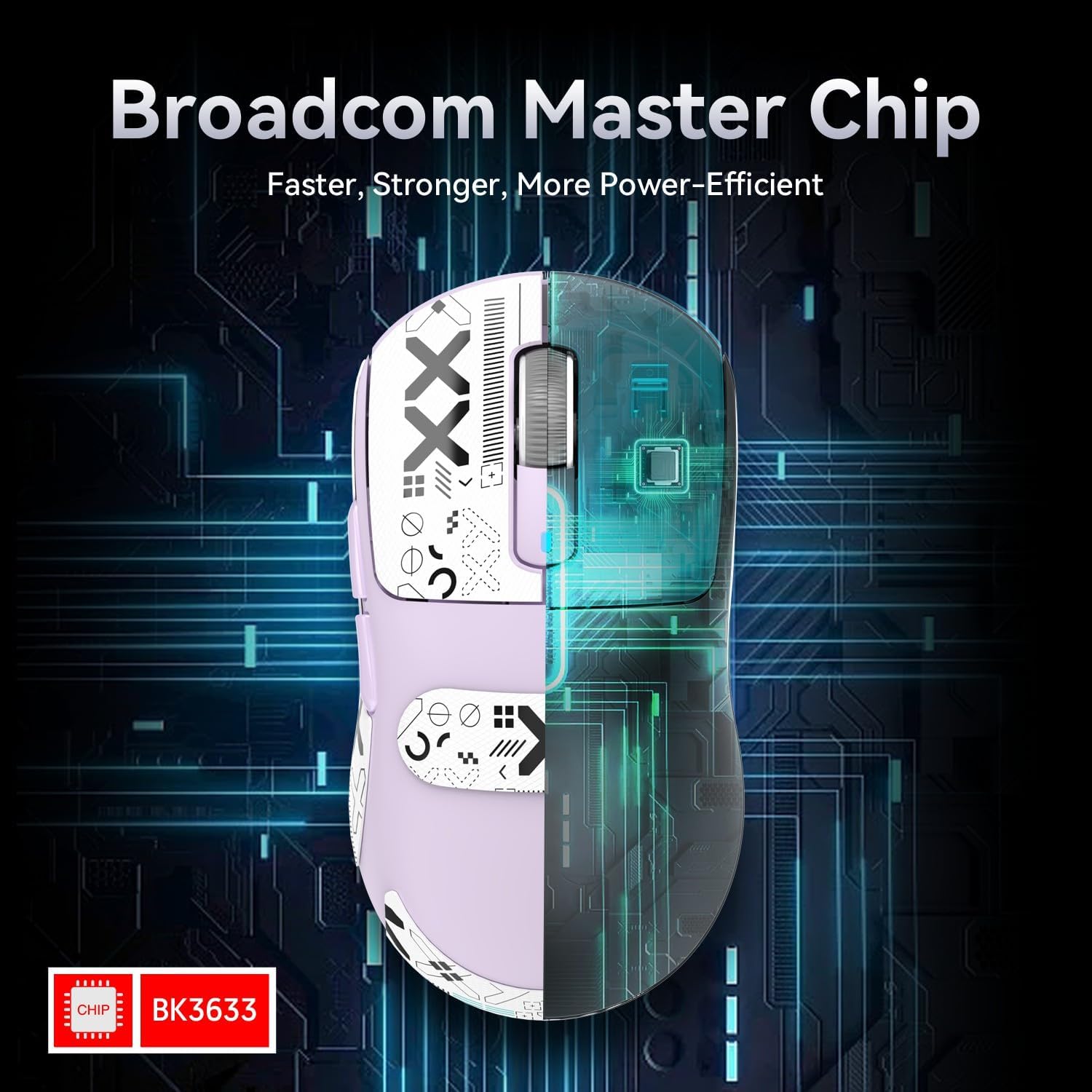 ATTACK SHARK X3 Kablosuz Oyuncu Mouse PAW3395 Superlight
