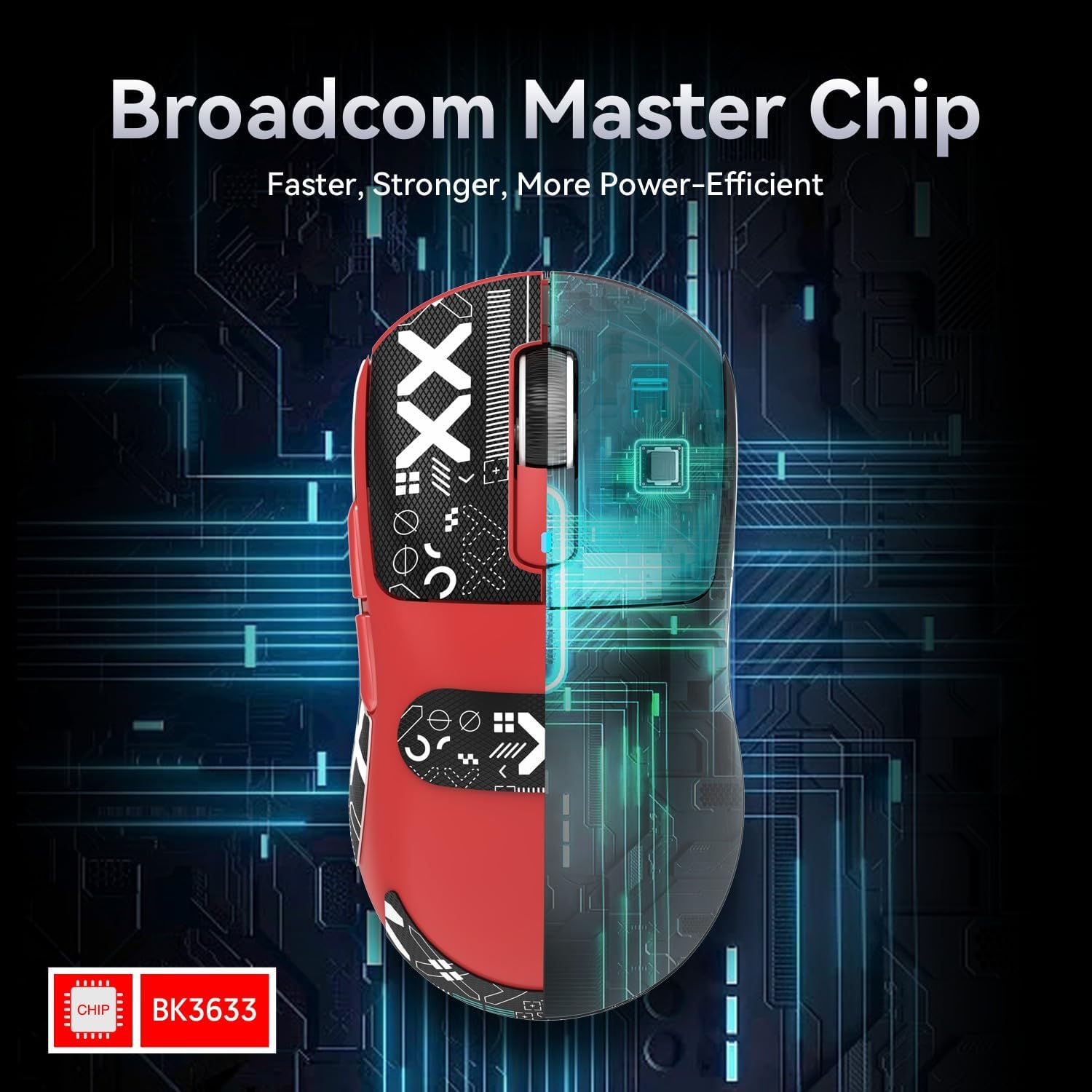 ATTACK SHARK X3 Kablosuz Oyuncu Mouse PAW3395 Superlight