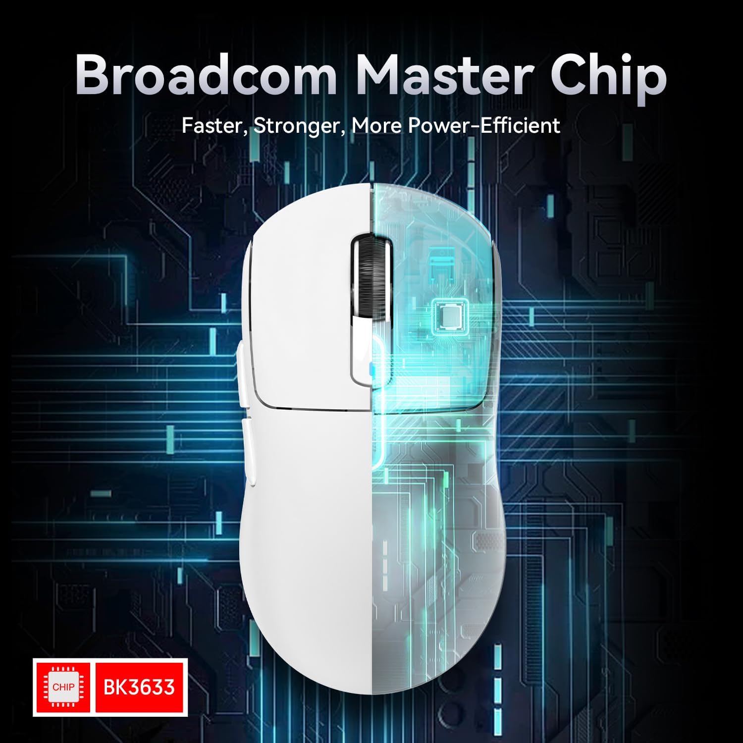 ATTACK SHARK X3 Kablosuz Oyuncu Mouse PAW3395 Superlight
