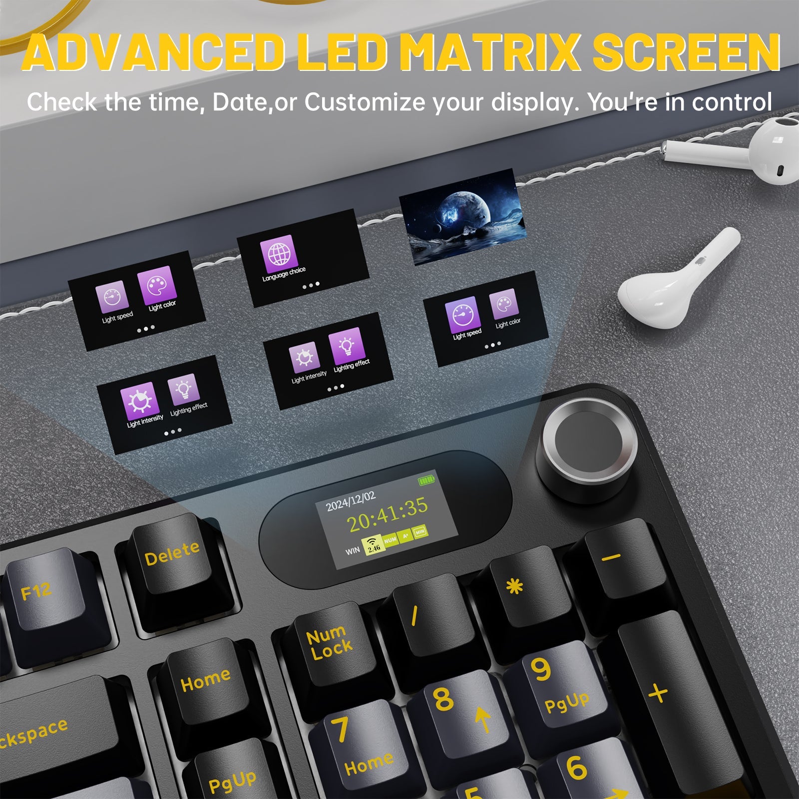 ATTACK SHARK X98PRO Wireless Oyuncu Klavye