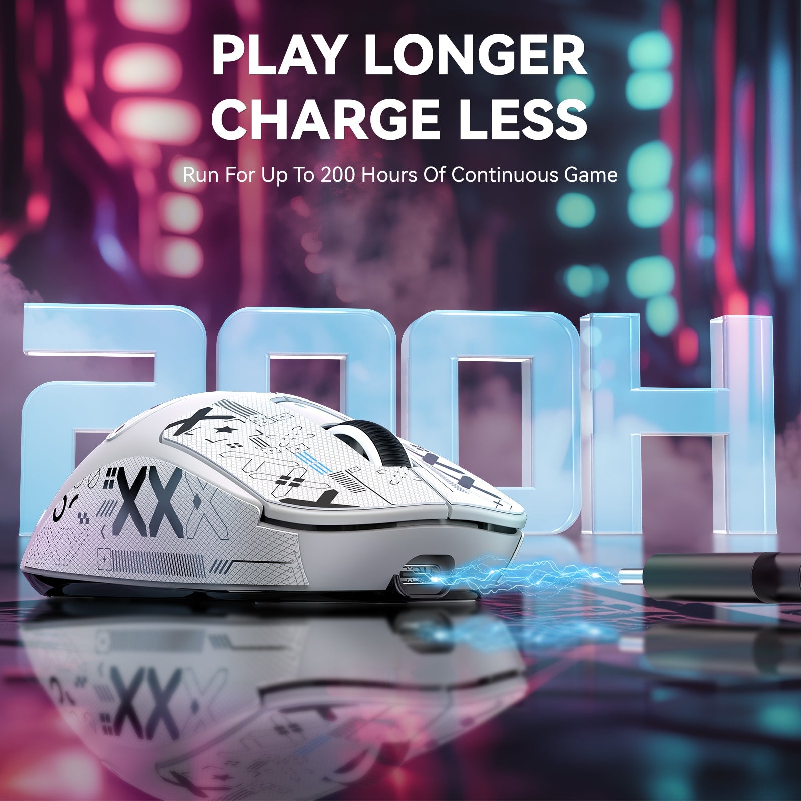 ATTACK SHARK X3MAX PAW3950 Wireless Oyuncu Mouse