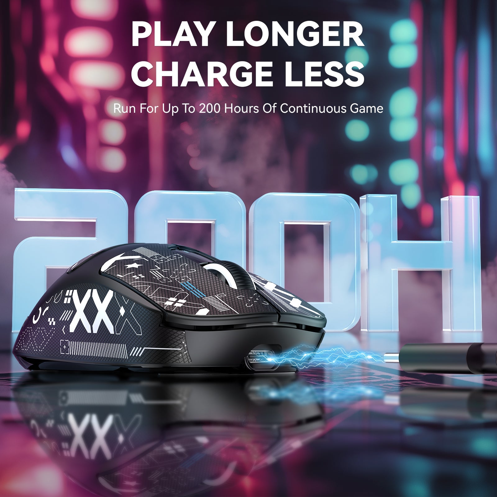 ATTACK SHARK X3MAX PAW3950 Wireless Oyuncu Mouse
