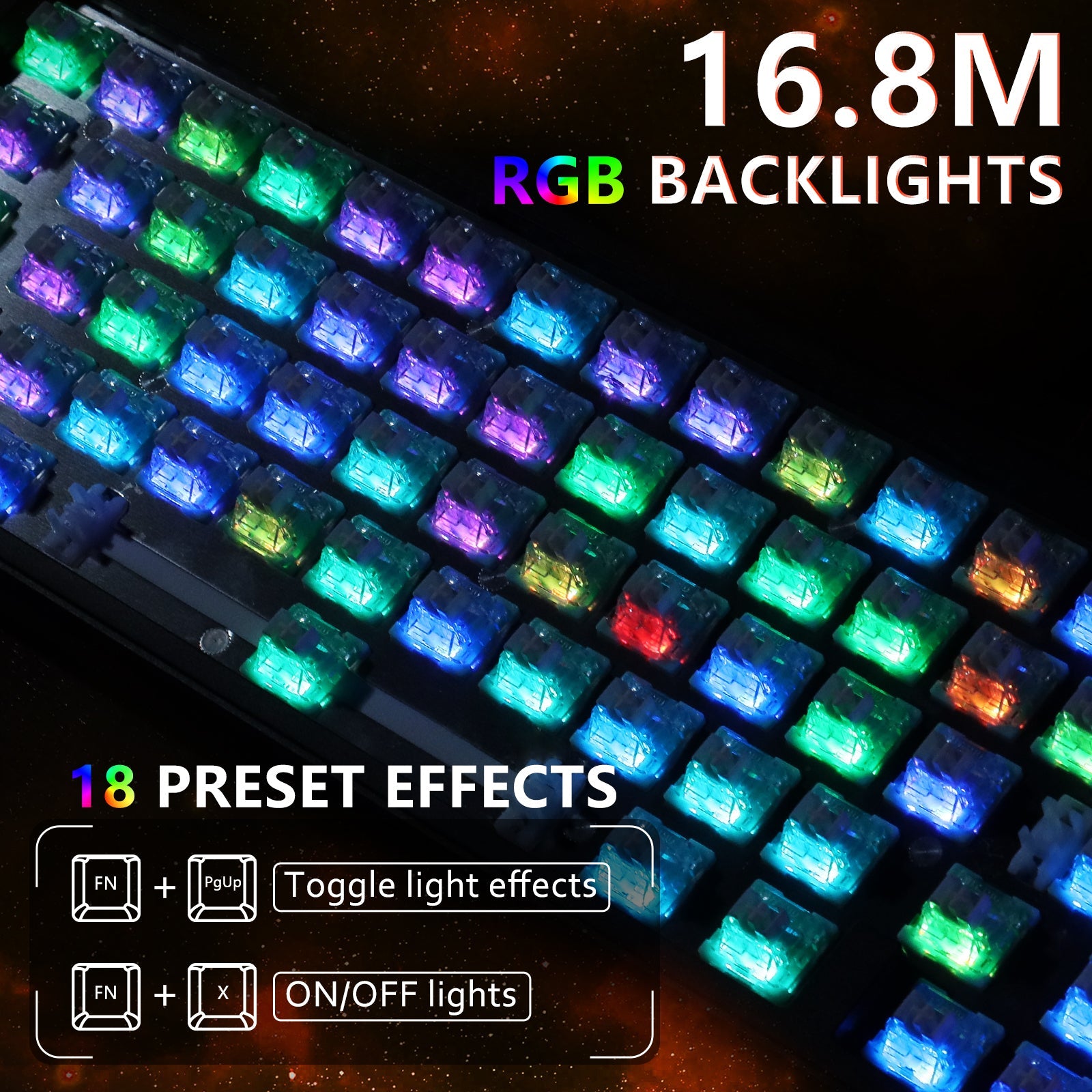 ATTACK SHARK X65 HE Manyetik Switch Rapid Trigger Klavye