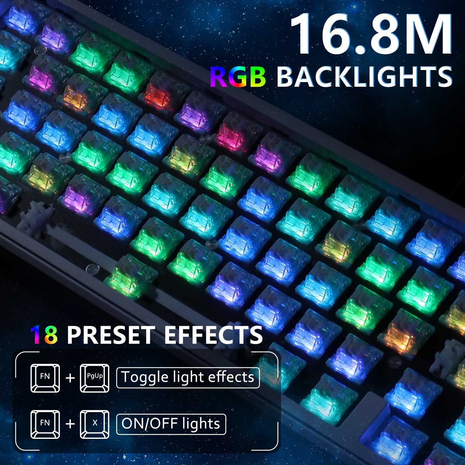 ATTACK SHARK X65 HE Manyetik Switch Rapid Trigger Klavye