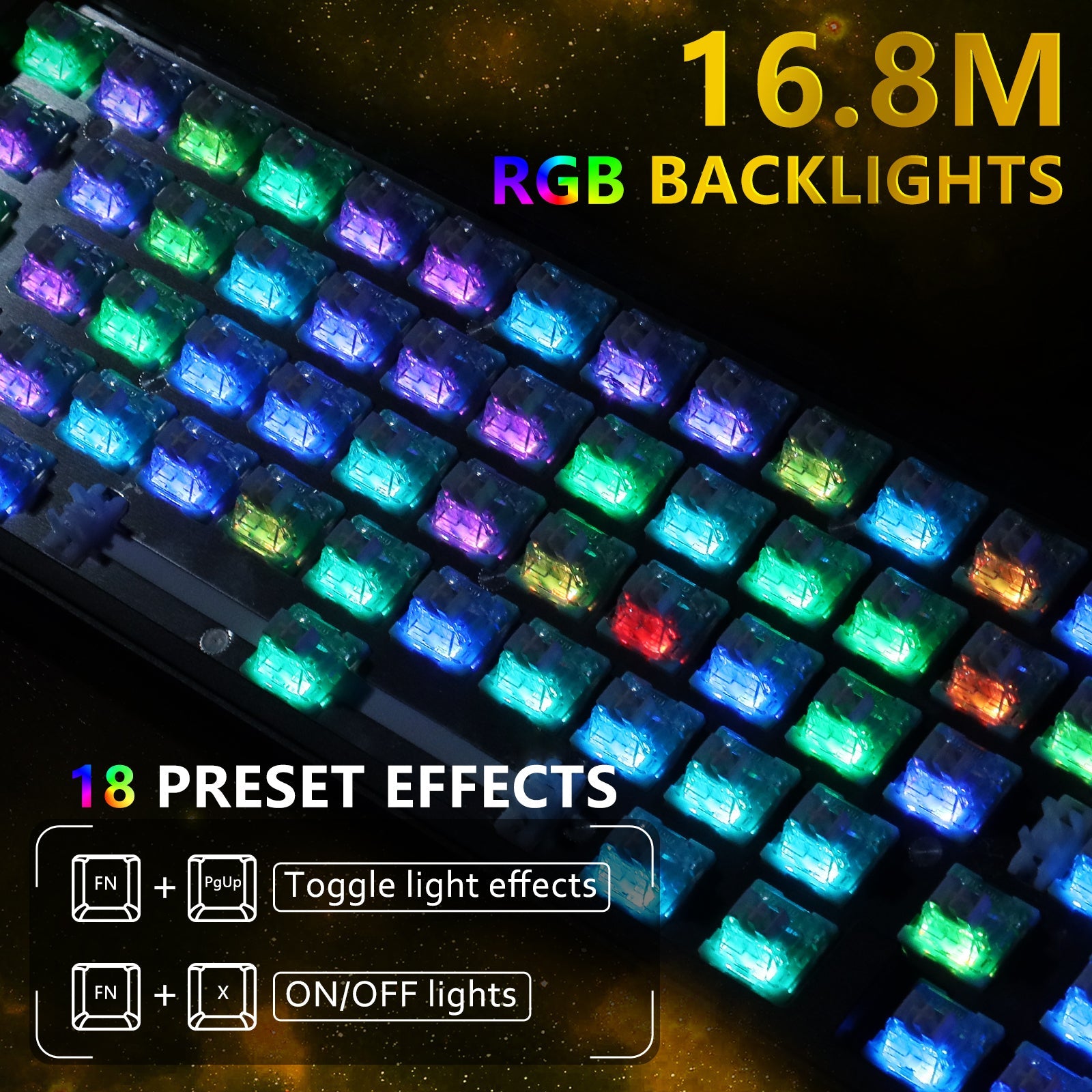 ATTACK SHARK X65 HE Manyetik Switch Rapid Trigger Klavye
