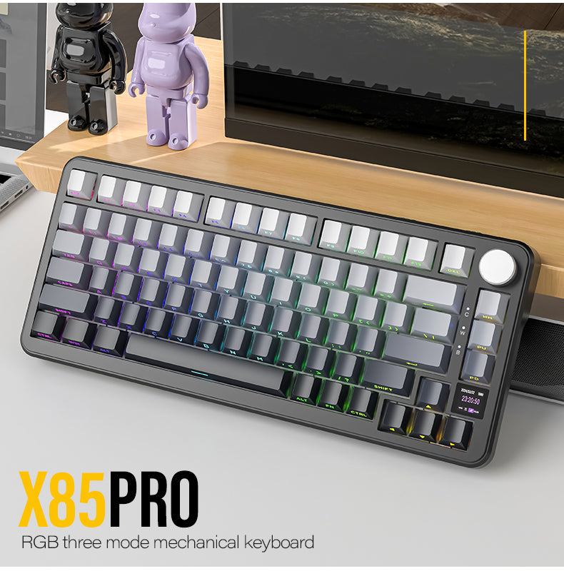 ATTACK SHARK X85PRO Tri-mode Gasket Mekanik Klavye